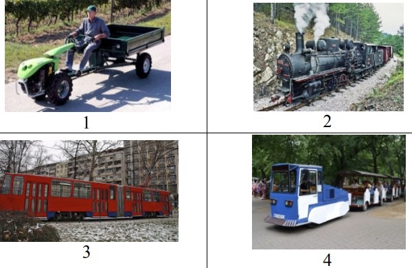Туристички воз је приказан на слици број: